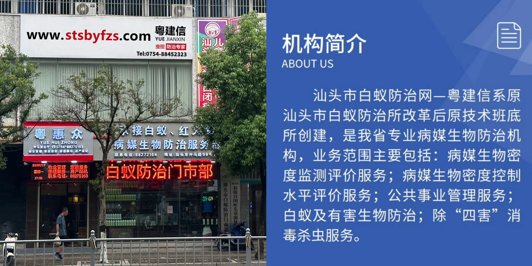 汕头市白蚁防治网机构简介